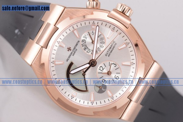 Vacheron Constantin Replica Overseas Dual Time Watch Rose Gold 47450/000R-9404